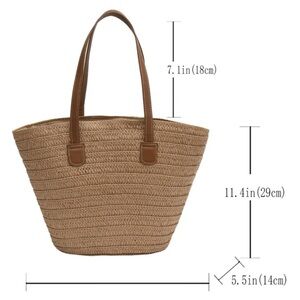 Summer bag / straw bag
